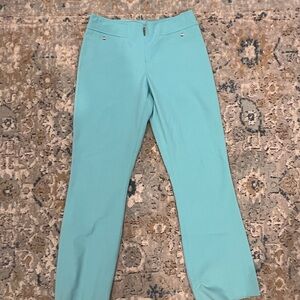 Cache Turquoise Straight Leg Pants